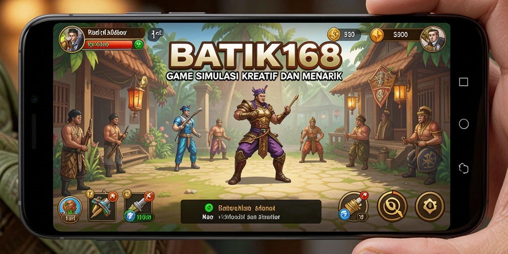 Tampilan menarik dari gameplay BATIK168 yang edukatif.
