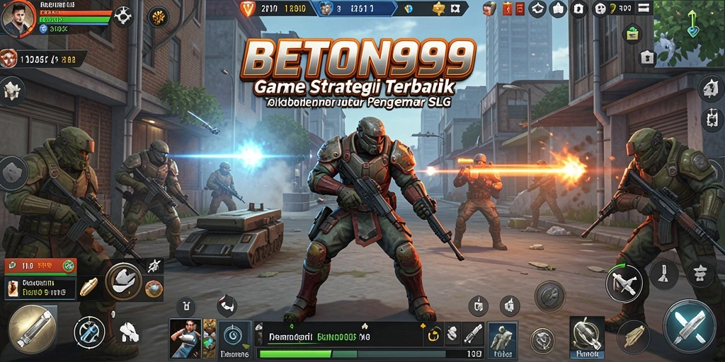 Tampilan gameplay BETON999 dengan strategis membangun kerajaan.