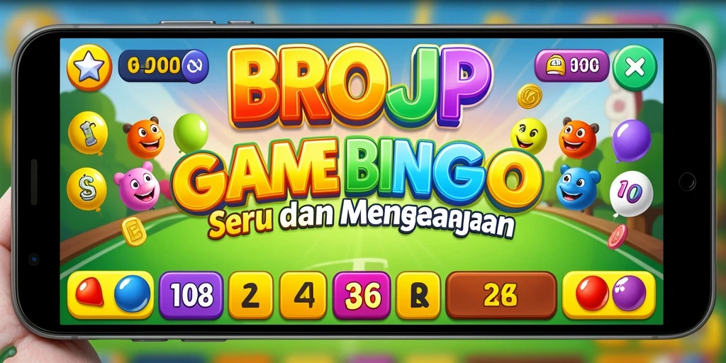 Screenshot gameplay <strong>BROJP</strong> yang menunjukkan keseruan bermain Bingo.