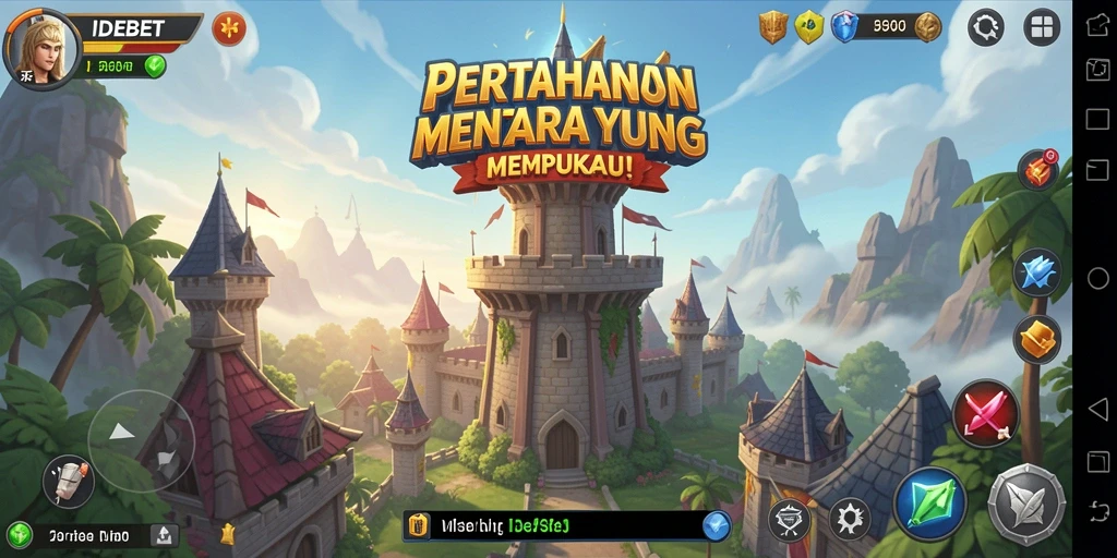 Tampilan gameplay <strong>IDEBET</strong> yang seru dan menantang.
