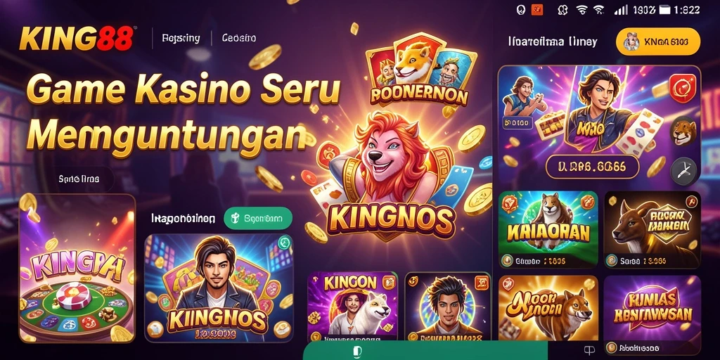 Screenshot KING88 menampilkan aksi bermain kasino yang mendebarkan.