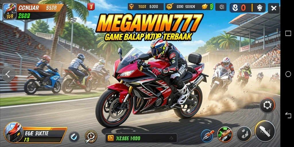 Gameplay seru yang menegangkan dalam balap motor