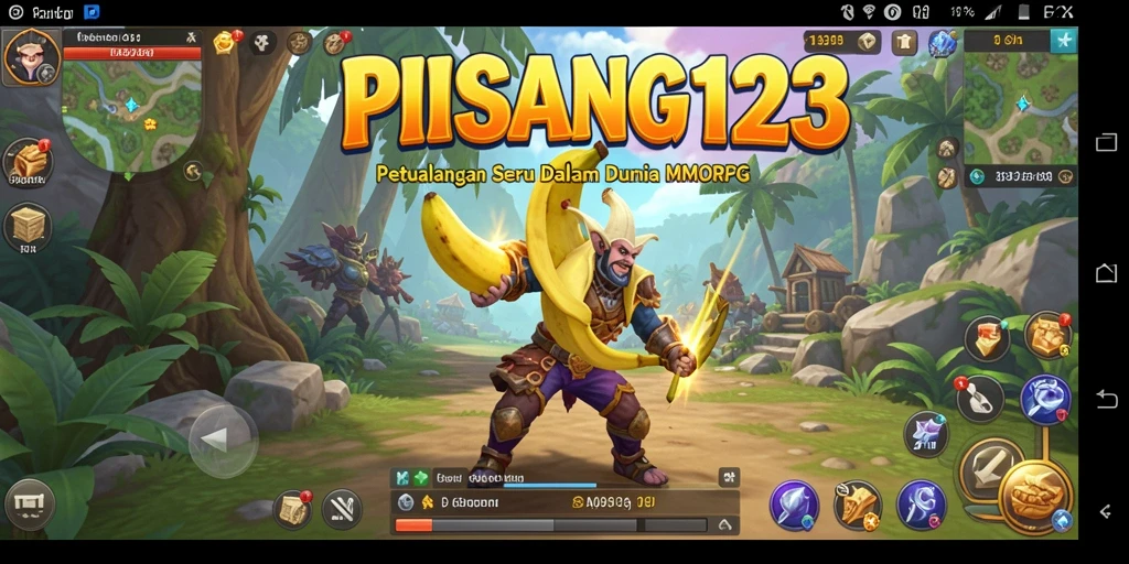Tampilan memukau dari gameplay PISANG123 dalam dunia MMORPG.