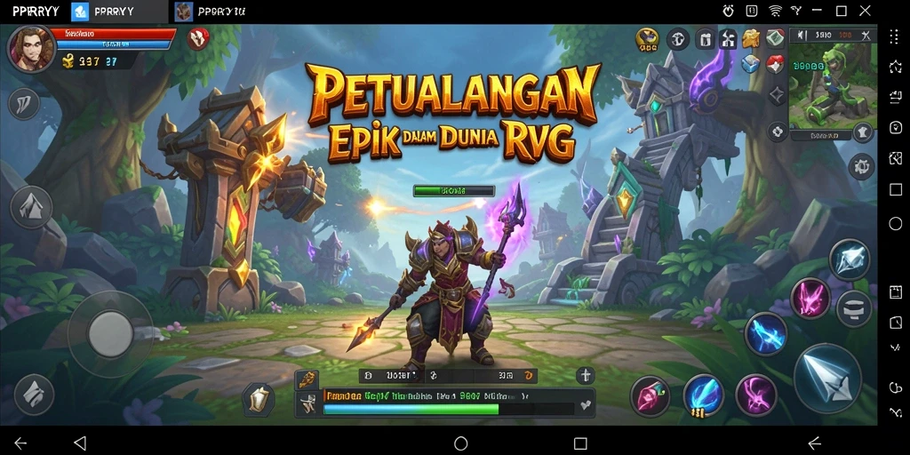 Screenshot gameplay PPRRYY menampilkan aksi pertarungan epik dan petualangan menakjubkan.