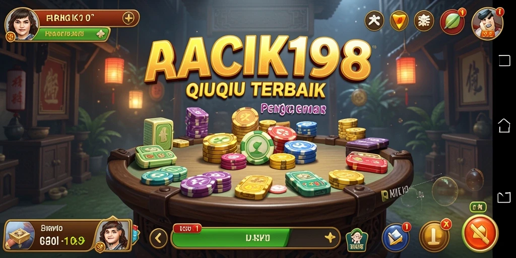 Tampilan gameplay seru dalam RACIK198 yang menantang.