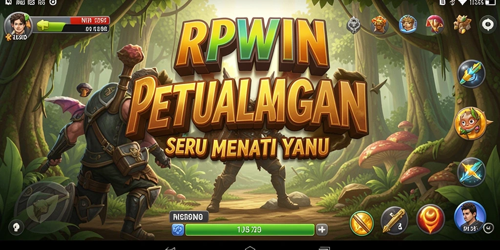 Tampilan gameplay RPWIN yang menampilkan aksi petualangan yang mendebarkan.