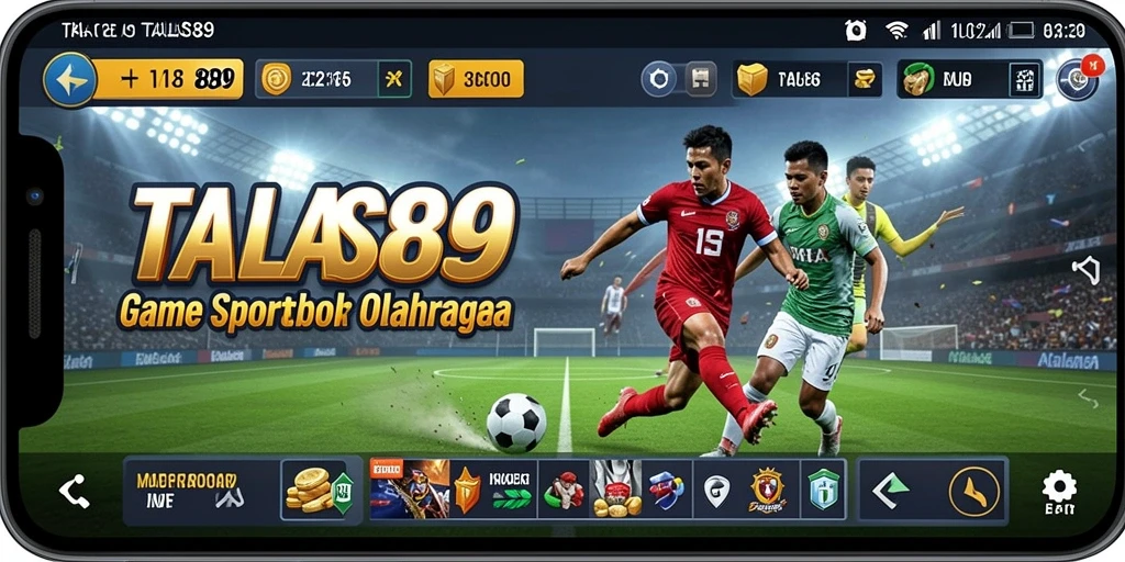 Screenshot TALAS89 menampilkan tampilan intuitif untuk taruhan olahraga.
