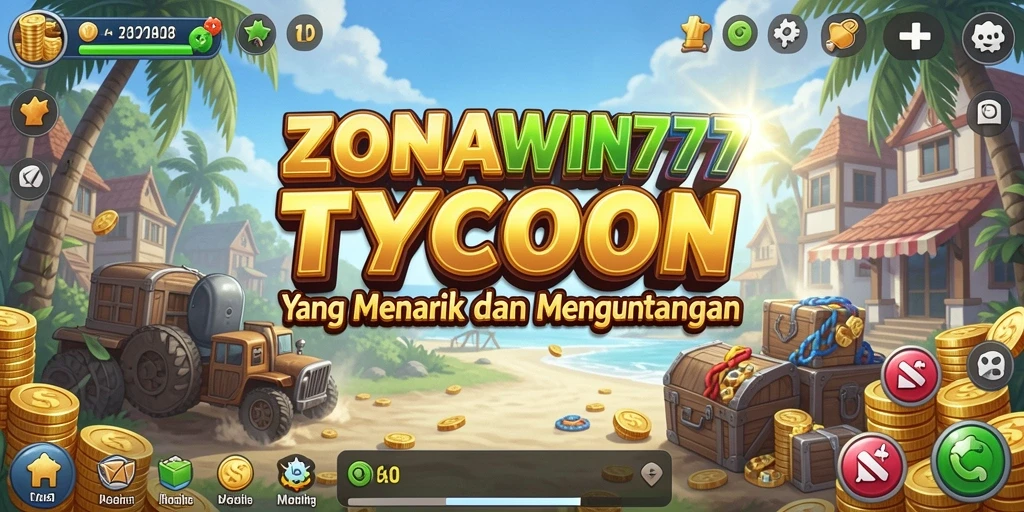 Screenshot gameplay ZONAWIN777 menampilkan aksi manajerial yang seru.